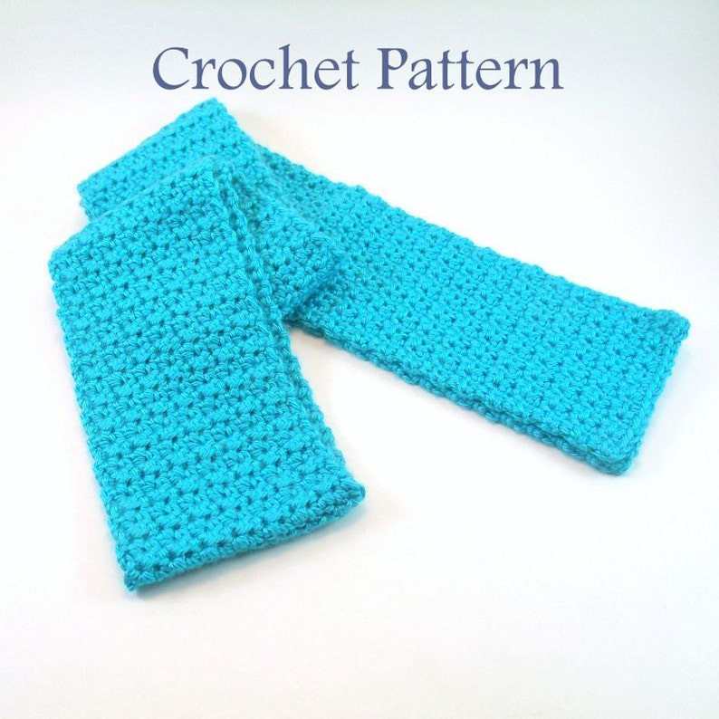 Textured Scarf Crochet Pattern, PDF Download, Winter Accessories image 4
