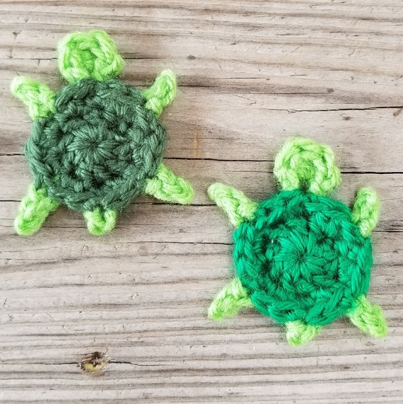 Turtle Applique Crochet Pattern, PDF Download, DIY Pattern