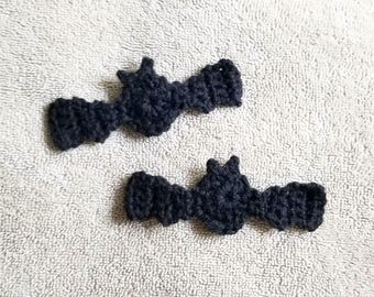 Bat Applique Crochet Pattern, PDF Download, Halloween Embellishment