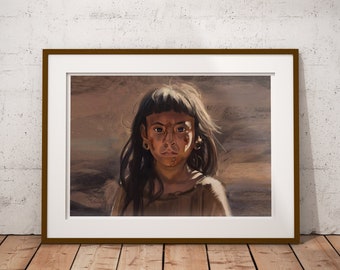 Apocalypto Art Print, Movie Art Poster, Mayan Wall Art, Gift for Movie Fans, Mel Gibson, Apocalypto Wall Art, Home Decor, Digital Art Print