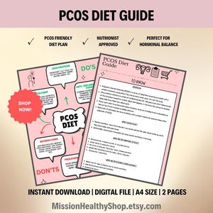 Help with Polycystic Ovaries Syndrome Manage PCOS Symptoms Naturally With Foods PCOS Diet Guide for Hormone Balancing & Period Cramps Relief