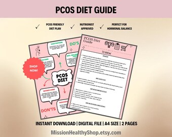 PCOS Diet Guide: Hormone Balance, Period Relief (Digital Download)