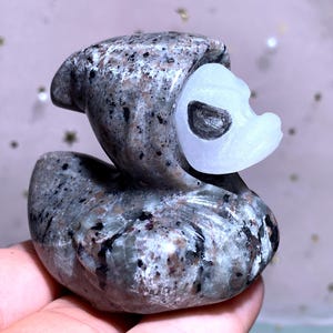 2 &#39;&#39;+ Natürlicher Yooperlite Quarz, Kristall Kristall, handgeschnitzt, Kristall Geist Ente, Entenschädel, Dekoration Kristall Geschenke 1PC
