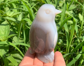 Swarovski Crystal Penguin Figurine: Baby Penguins on Ice - Adi