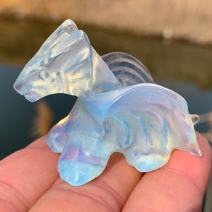 2.1&#39;&#39;+ Opalite quartz,quartz crystal,hand carved,Crystal Fly Dragon,Fly Dragon skull,Home Decoration Crystal Gifts 1pc