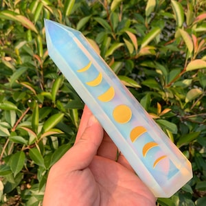 Opalite Quartz,Quartz Crystal,Crystal Obelisk,Crystal Tower,Wand Point,Reiki Healing,Home Decoration Crystal Gifts 1pc