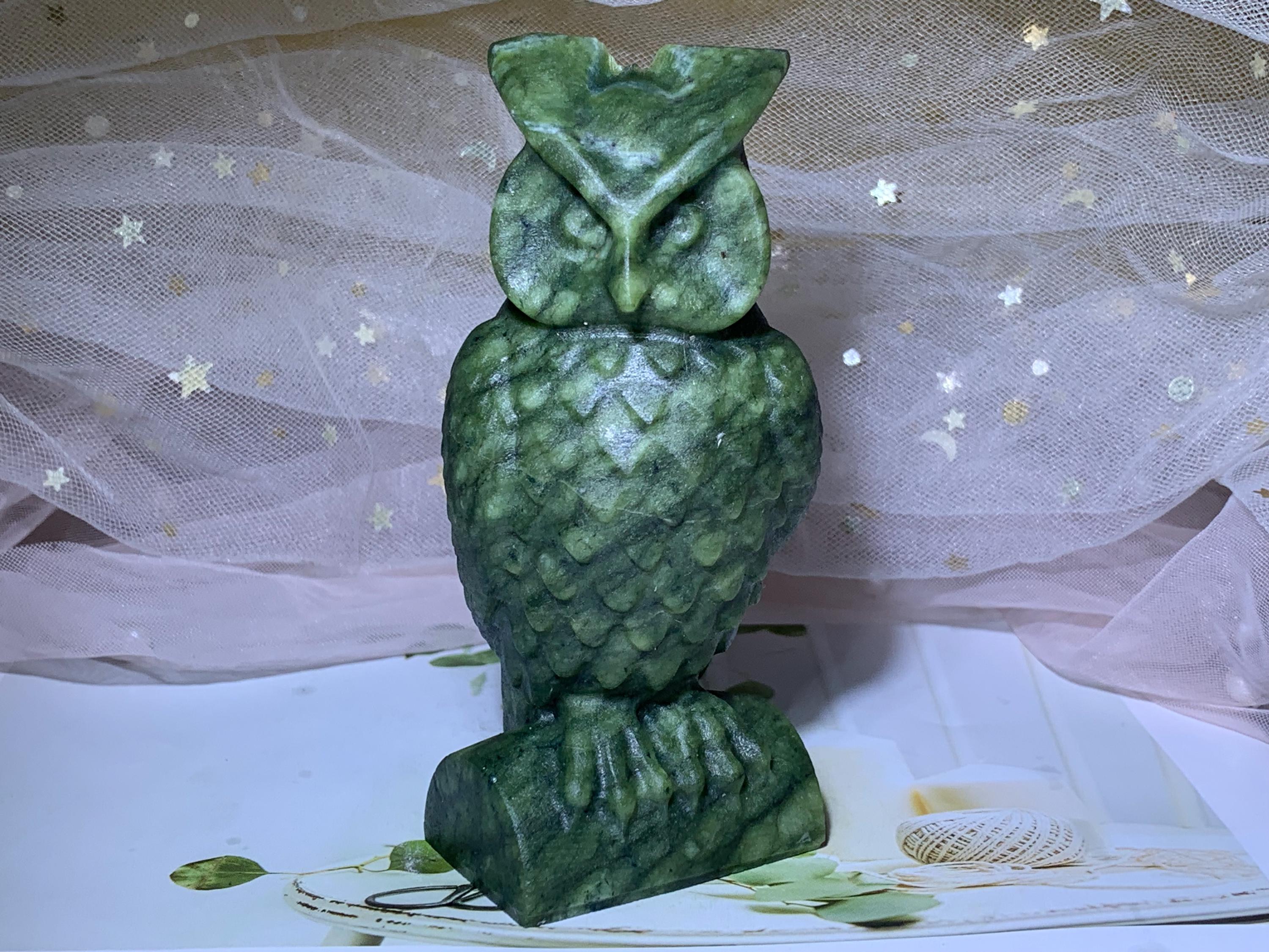 石のフクロウ - Etsy 日本