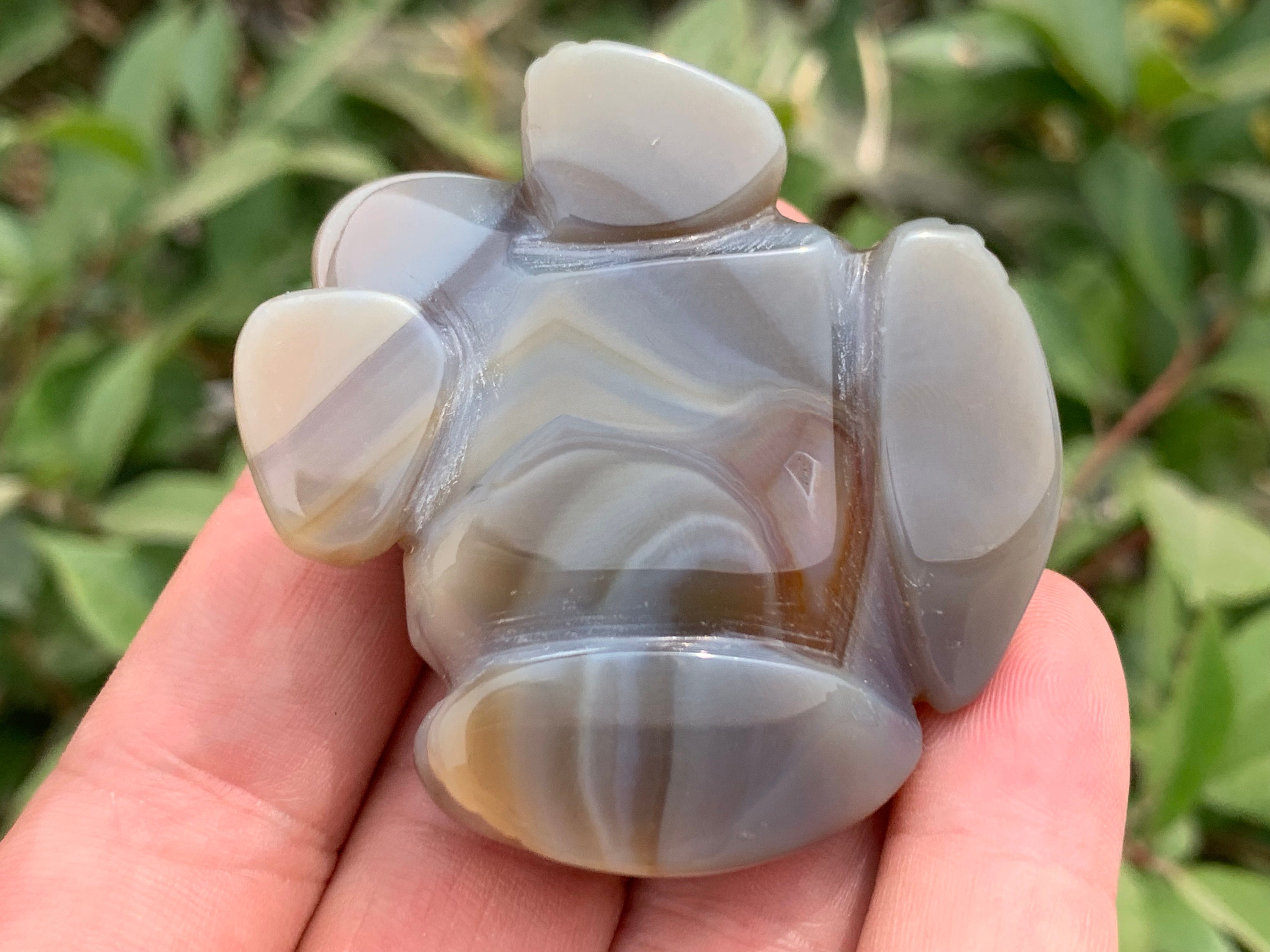 瑪瑙ジオード水晶カエル標本：手彫り - Etsy 日本