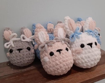 Handmade Crocheted Bunny: Soft Plush Toy