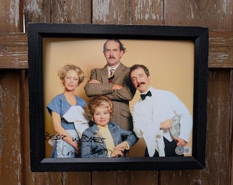 Autographed Connie Booth Polly Sherman Fawlty Towers 8x10 inch framed photo with certificate of authenticity from Beckett