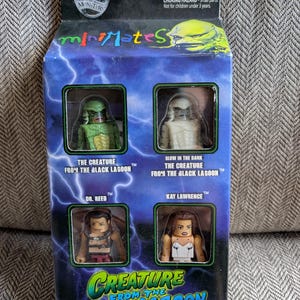 Vintage Universal Monsters Minimates Kreatur aus der schwarzen Lagune Actionfiguren in Originalverpackung