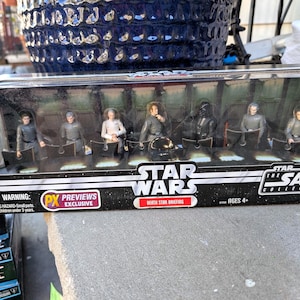 Star Wars Death Star Briefing Previews Exclusive 7 figure set In original box. Hasbro Toys