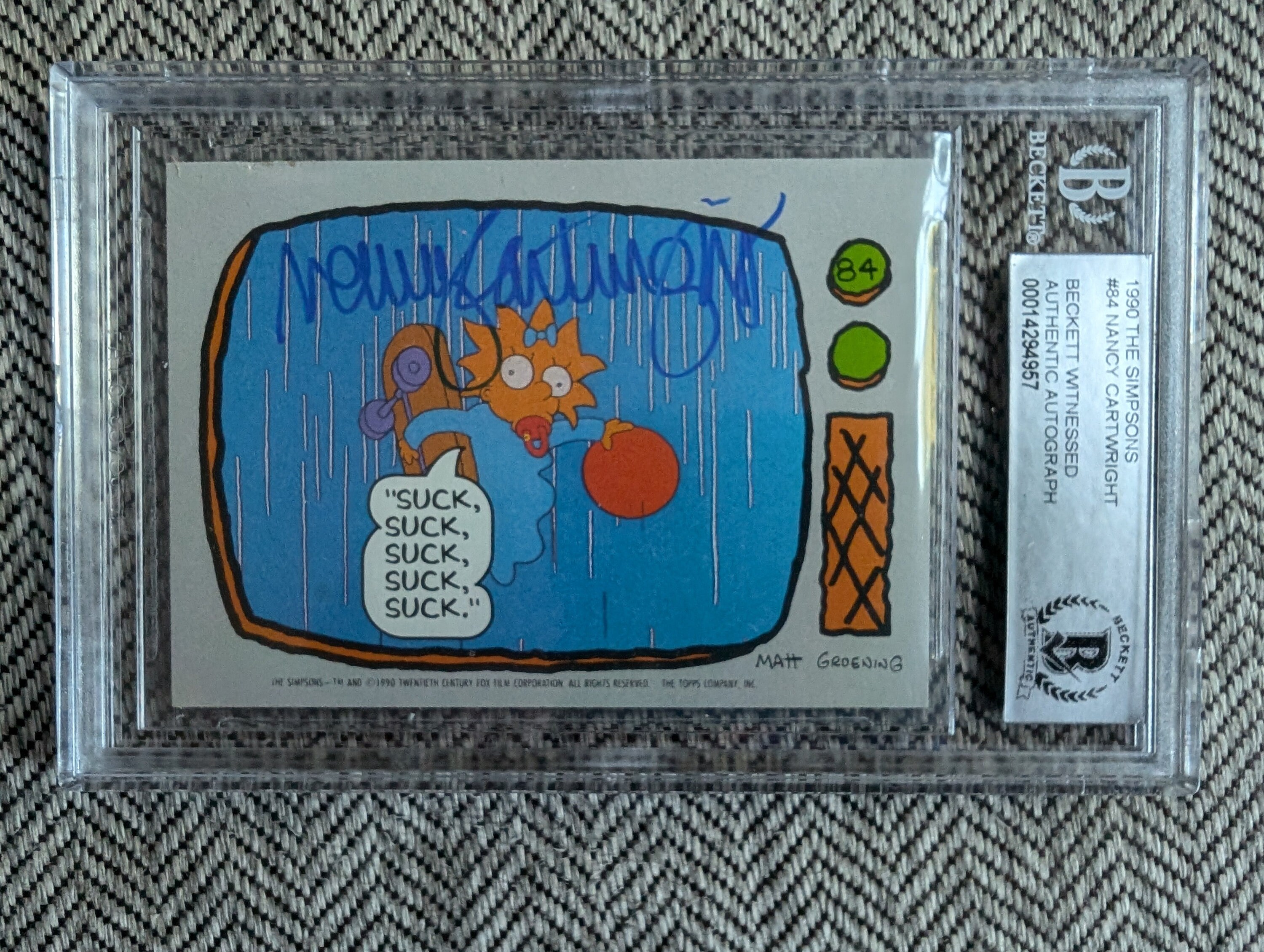 Autographed Simpsons - Etsy