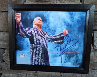 Autographed The Nature Boy Ric Flair 8x10 inch framed photo With Certificate Of Authenticity From PSA
