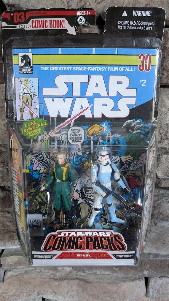 Vintage Star Wars Comic Packs #2 Govenor Tarkin and Stormtrooper