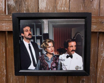 Autographed Connie Booth Polly Sherman Fawlty Towers 8x10 inch framed photo with certificate of authenticity from Beckett