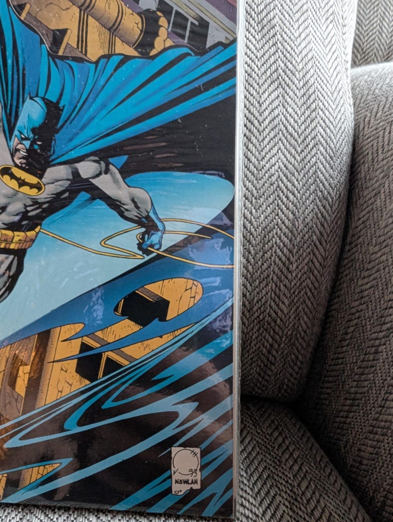 1993 DC Comics Batman 500 Knightfall 19 Special Edition Diecut