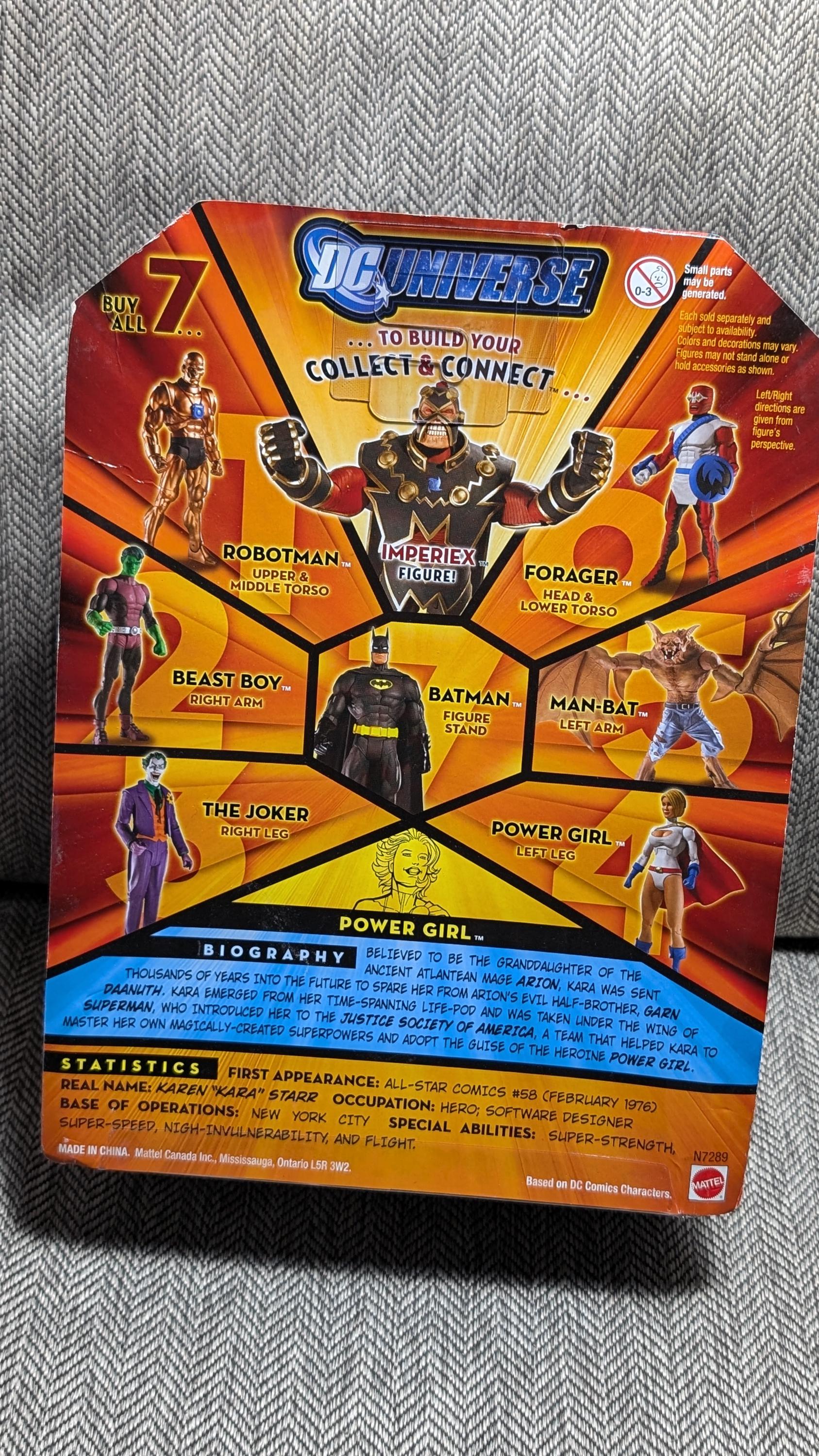 DC UNIVERSE 13セット DC Universe Classics Power Girl Wave 10 Figure 4 Imperiex BAF