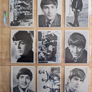 Vintage 1964 Topps the Beatles Photo Trading Cards Complete Set of