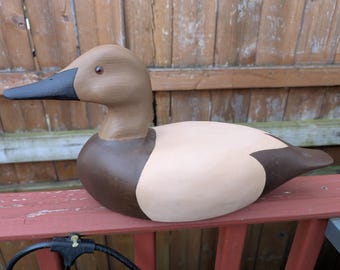 Vintage Solid Wood Duck Decoy | 15.75