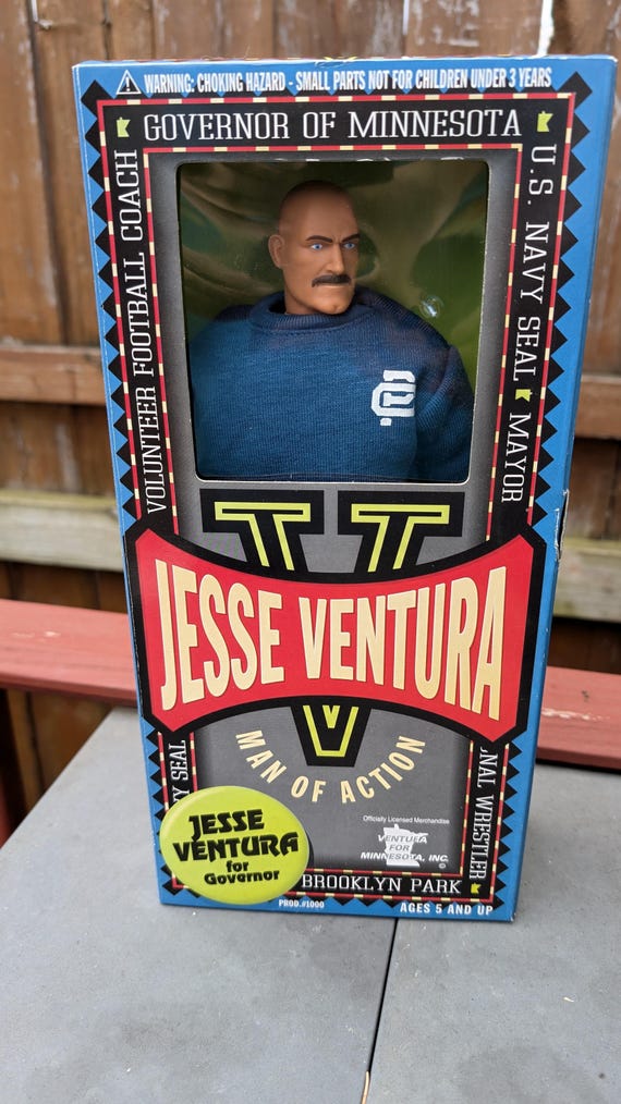 Vintage 1999 Jesse the Body Ventura . Ventura for Minnesota