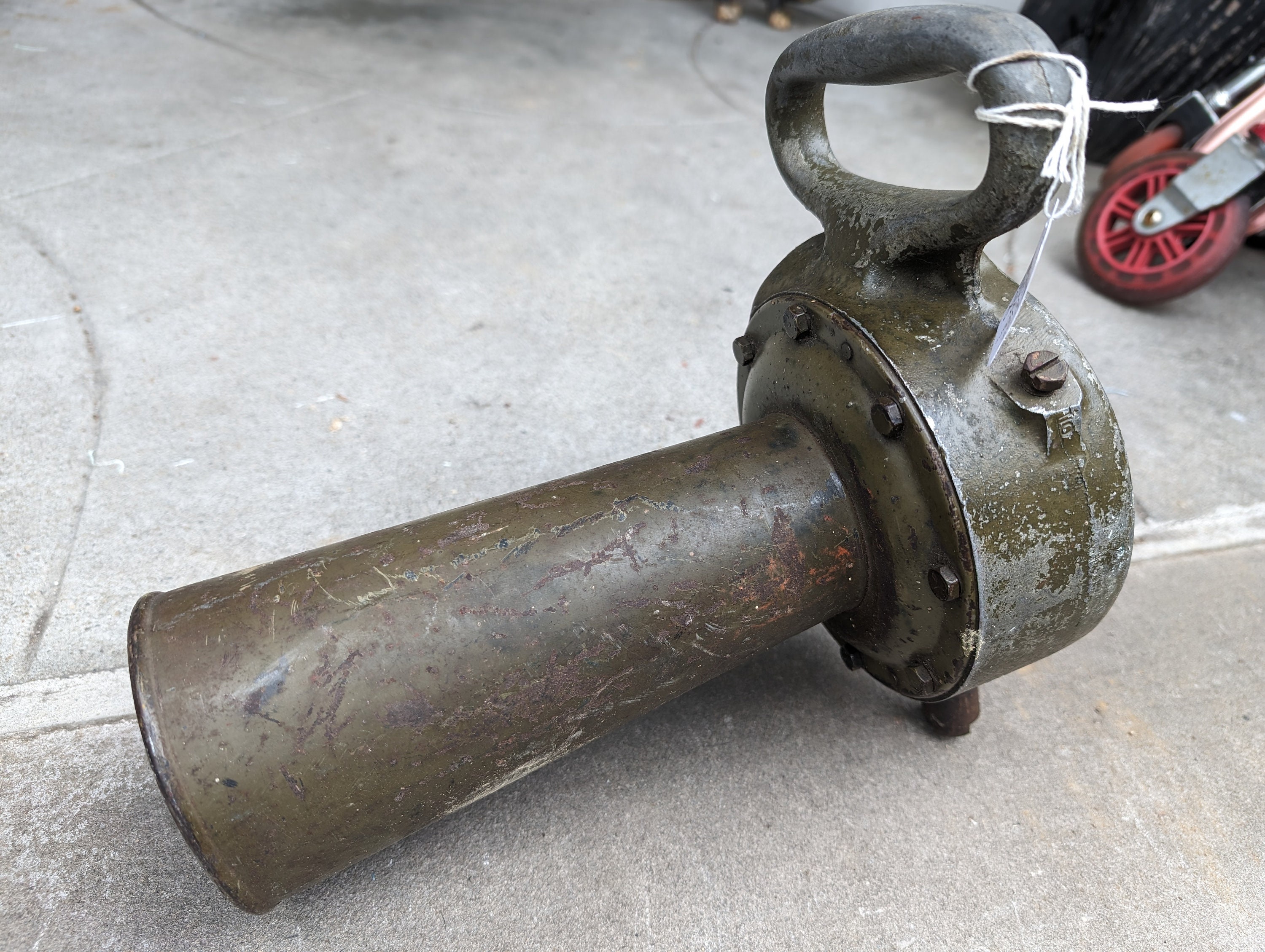 手動サイレン　手動ハンドル回転式サイレン　昭和レトロ　赤尾保商店製　名盤付　可動 手動サイレンの値段と価格推移は？｜32件の売買データから手動サイレン