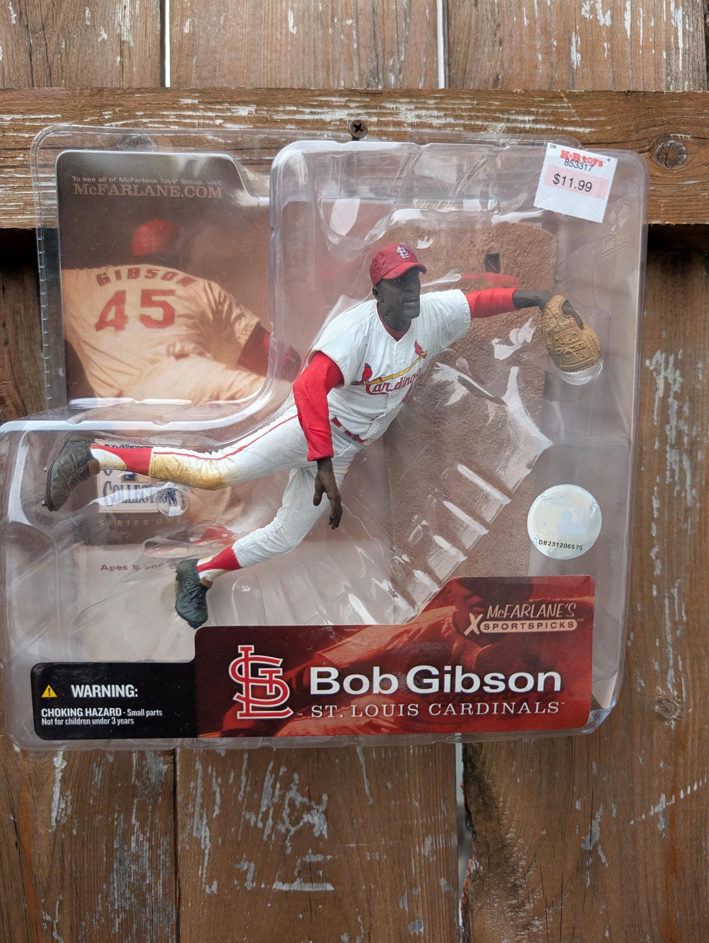 スポーツ MLB McFarlane Bob Gibson ST Cardinals McFarlane Bob Gibson ST. Louis Cardinals Figure New | eBay