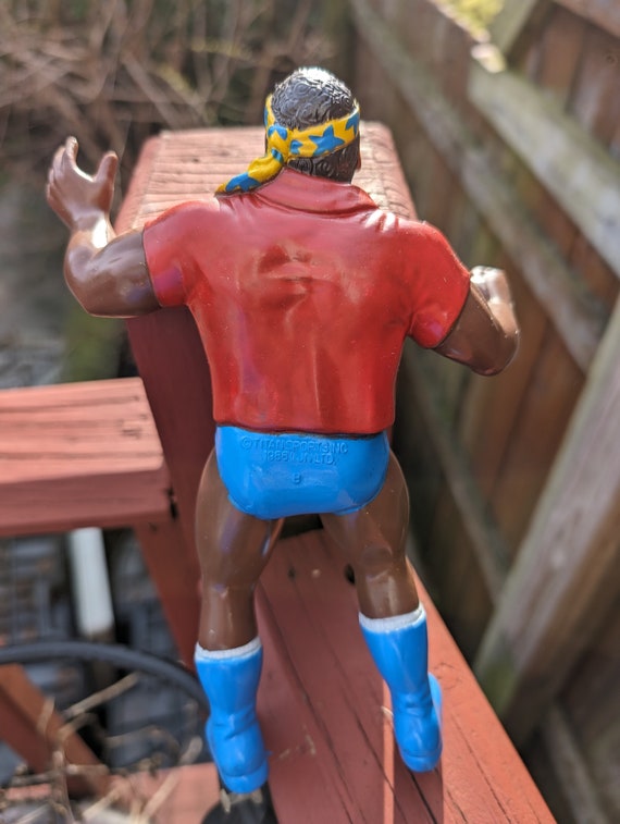 Vintage 1980s WWF Wwe LJN Titan Sports SD Jones Wrestling Figure