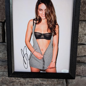 Autographed Mila Kunis 8x10 Inch Framed Photo With Certificate of