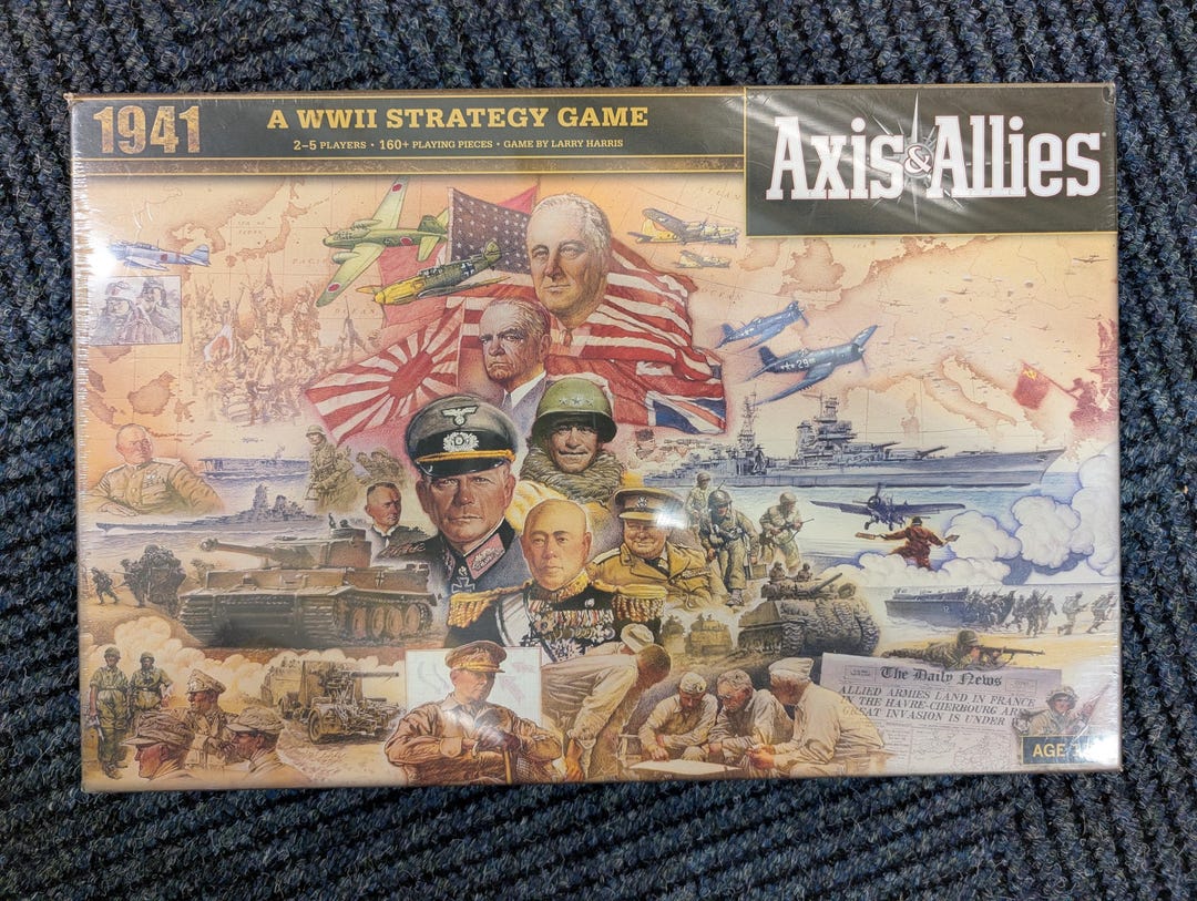 Axis & Allies 1941 Board Game by Avalon Hill Factory Sealed Never ...