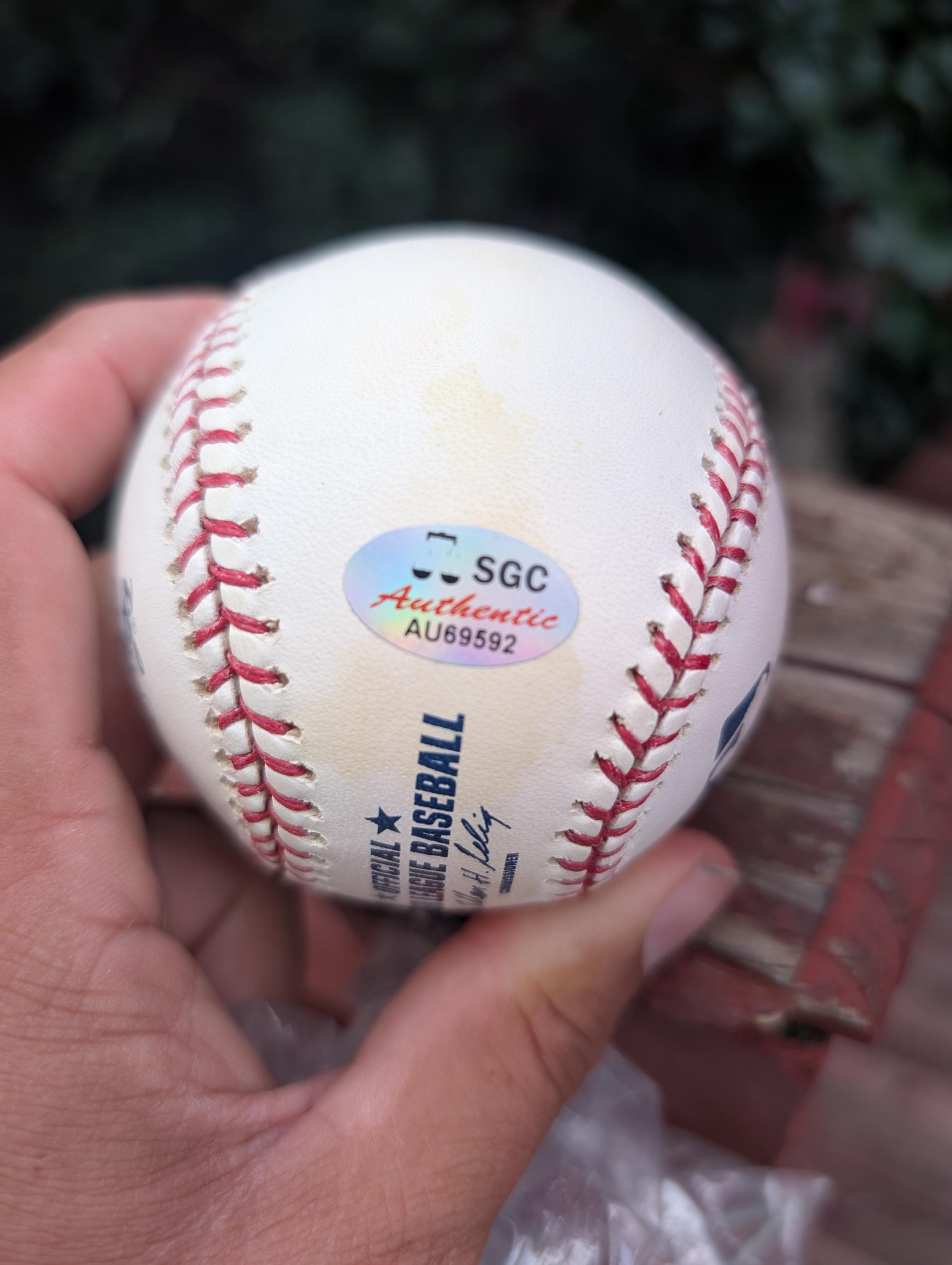 SGC発行の証明書付き、デレク・ジーター直筆サイン入りNYヤンキース