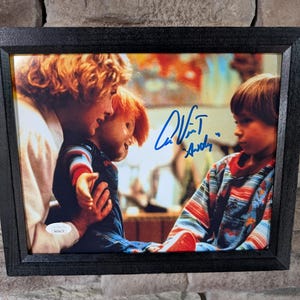 Autographed Alex Vincent Andy in Childs Play 8x10 inch framed photo with certificate of authenticity from JSA