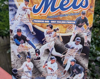 Vintage 1999 Amazin Mets Frosted Flakes Müsli Box Full Box nie geöffnet.