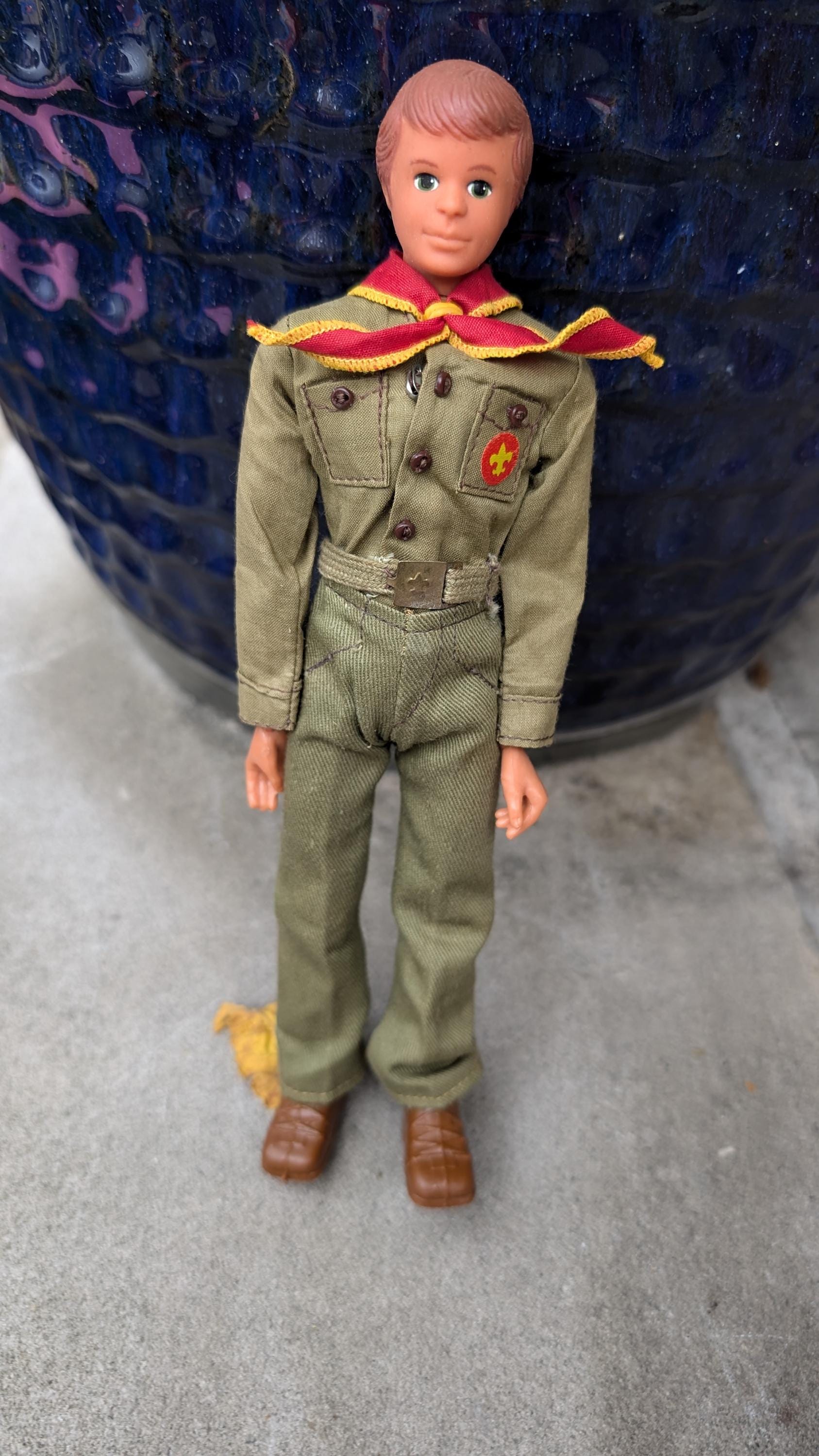 Vintage 1974 Kenner Steve Scout Action Figure Doll in Original Box