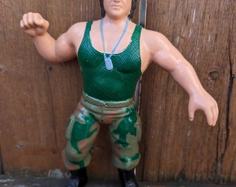 Vintage 1980s WWF WWE LJN Titan sports Corporal Kirchner wrestling figure in excellent condition