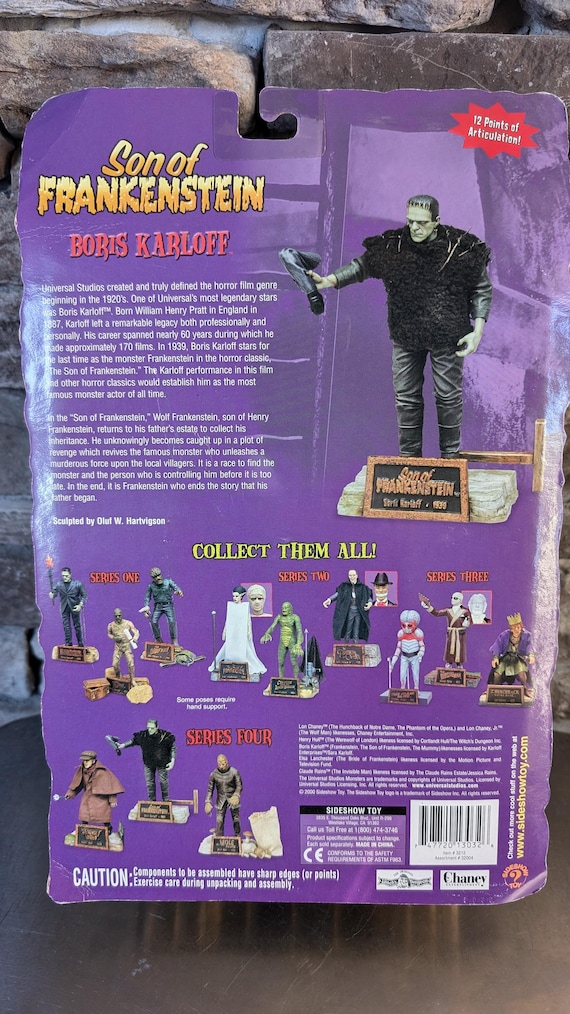 Vintage Universal Studios Monsters Boris Karloff Son of