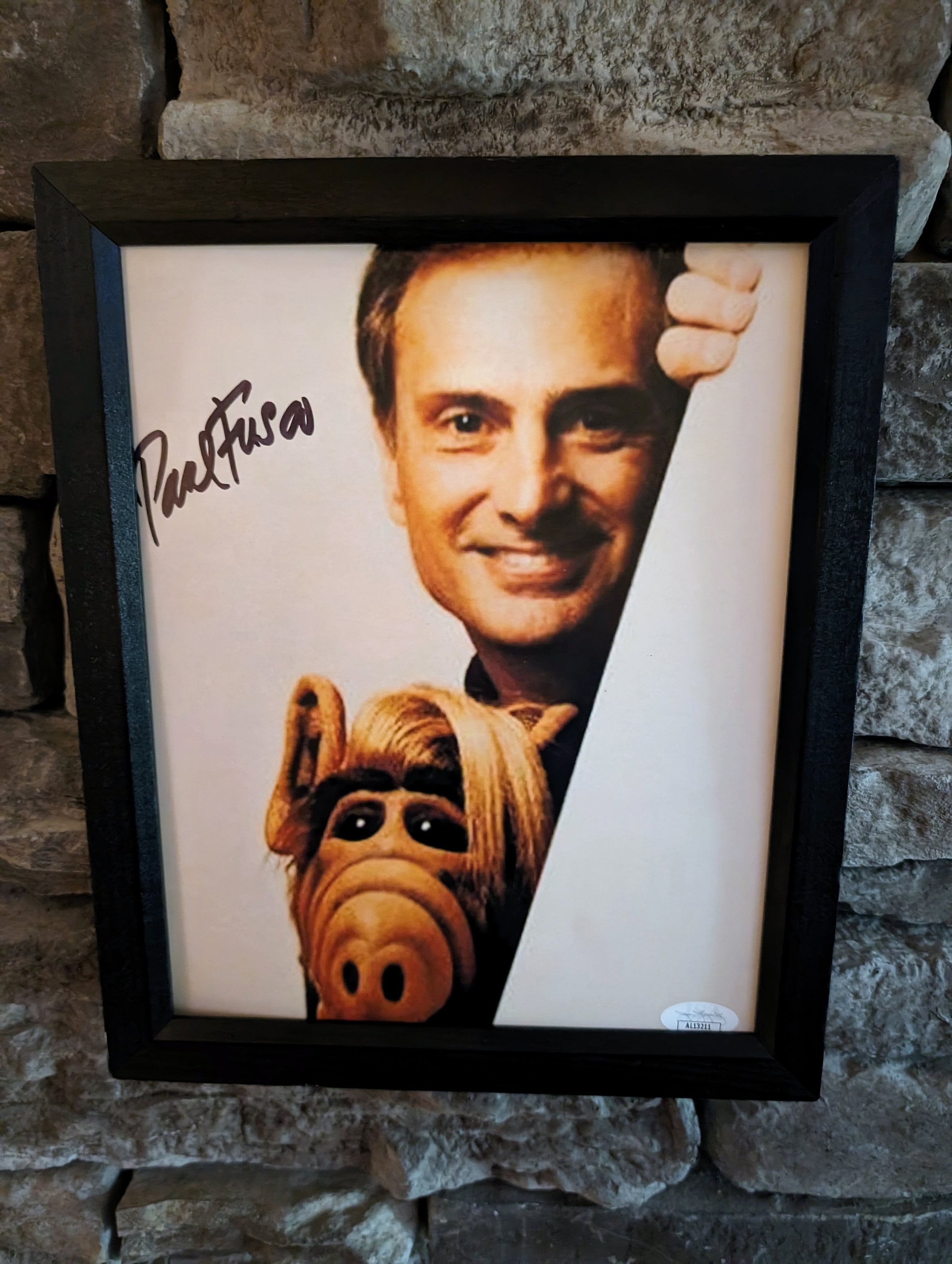 Autographed Paul Fusco Puppeteer and Voice of ALF, 8x10 Inch