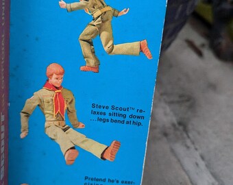 Vintage 1974 Kenner Steve Scout Action Figure Doll in Original Box