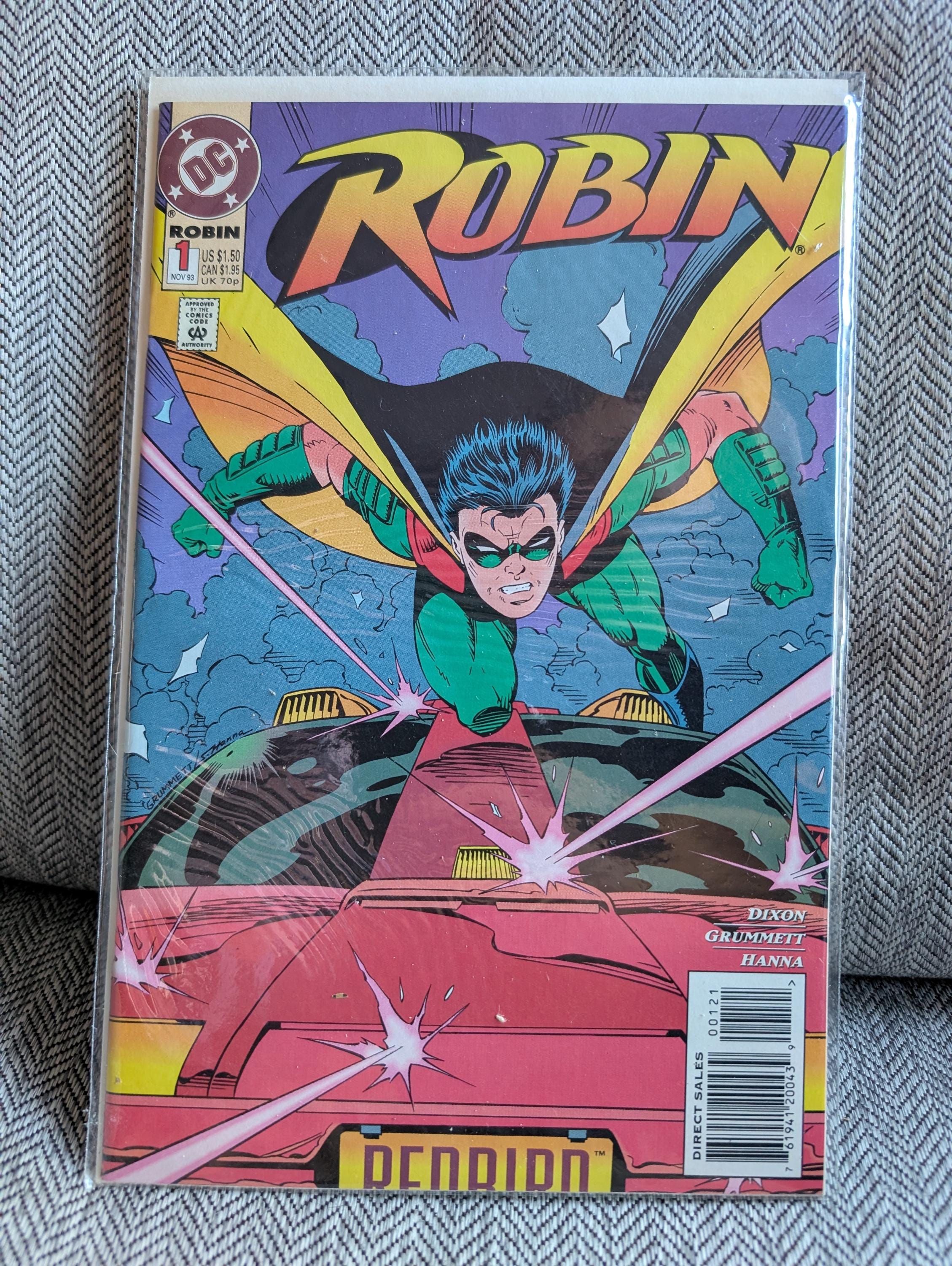 1993 DC Comics Robin Comic Book #1 Direct Sales Edition Mint