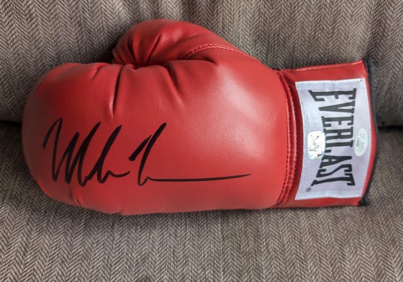 Autographed Mike Tyson Boxing Glove With Certificate of