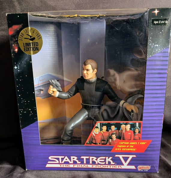 Vintage 1989 Galoob Star Trek V the Final Frontier Captain James T