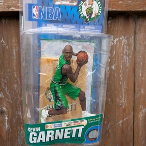 Vintage McFarlane Toys Sports Collection Kevin Garnett Boston Celtics figure in original box. Never opened NBA Basketball