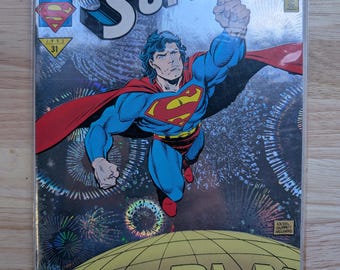 1993 DC Comics the Adventures of Superman # 505 Holographic Foil
