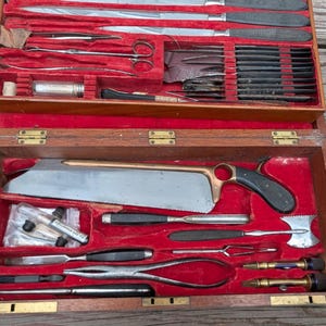 Antique Civil War era Amputation Kit owned by Doctor And Former Ann Arbor Michigan Mayor Johnny Kapp.