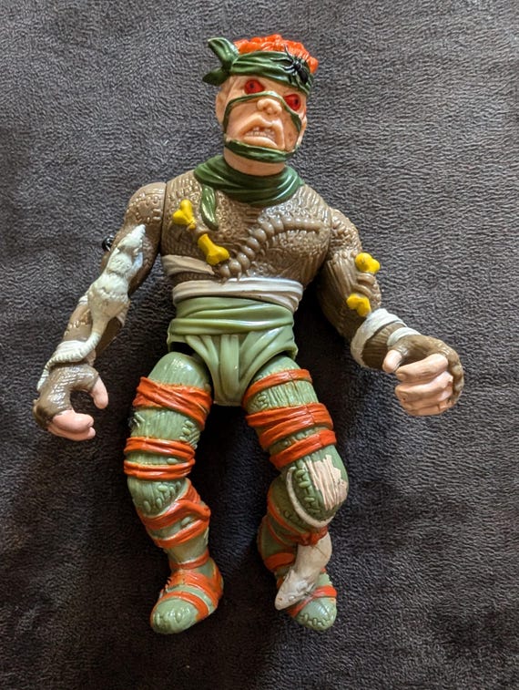 Vintage 1980s TMNT Teenage Mutant Ninja Turtles Action Figure Rat