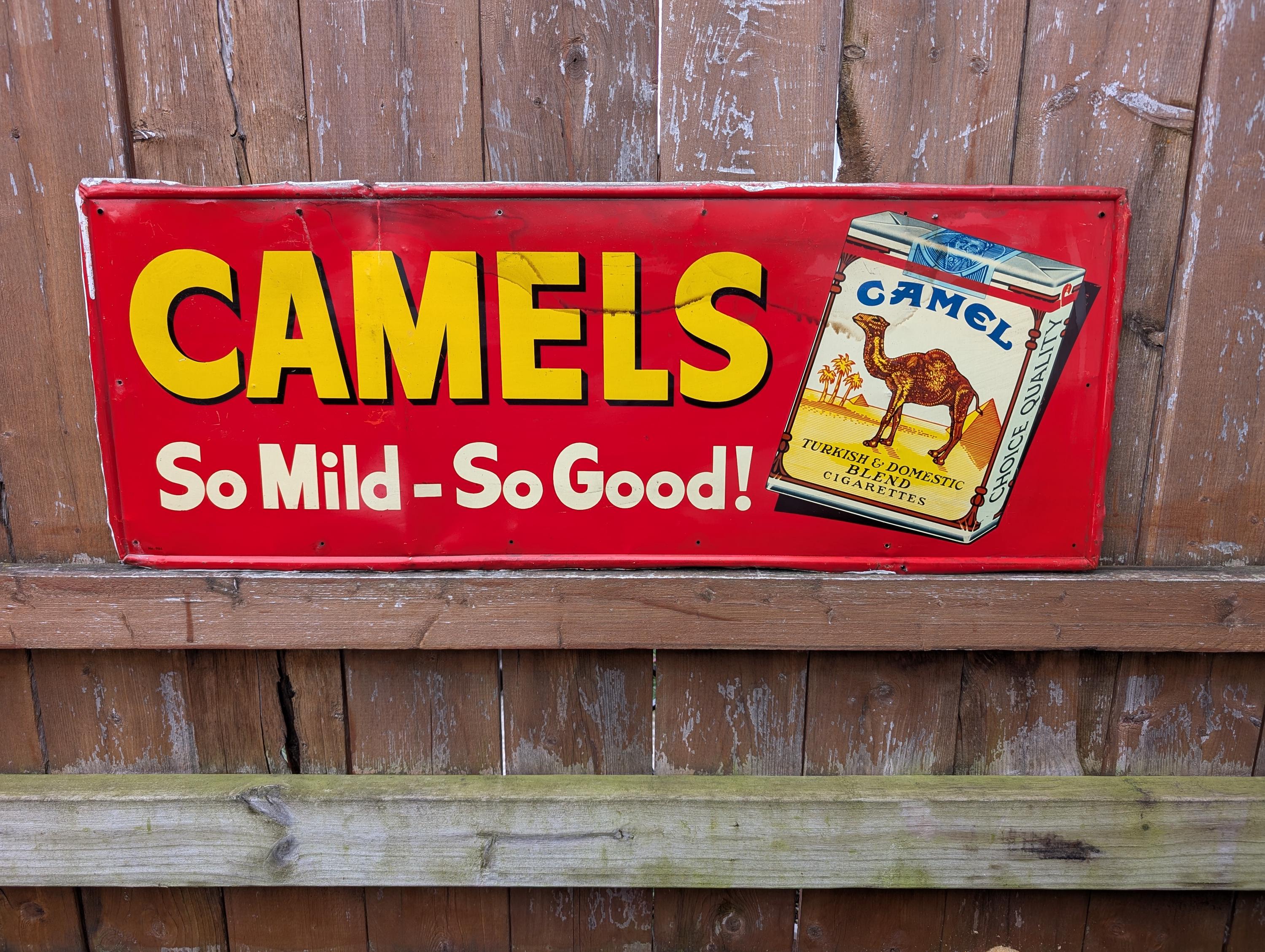 Camel cigarette sign metal - Etsy 日本