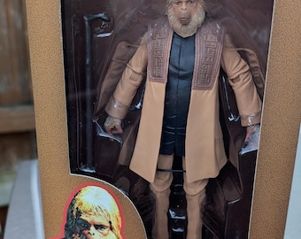 NECA Planet Der Affen Dr. Zaius ( Maurice Evans ) 7 zoll Actionfigur In Der Original Box Nie Geöffnet