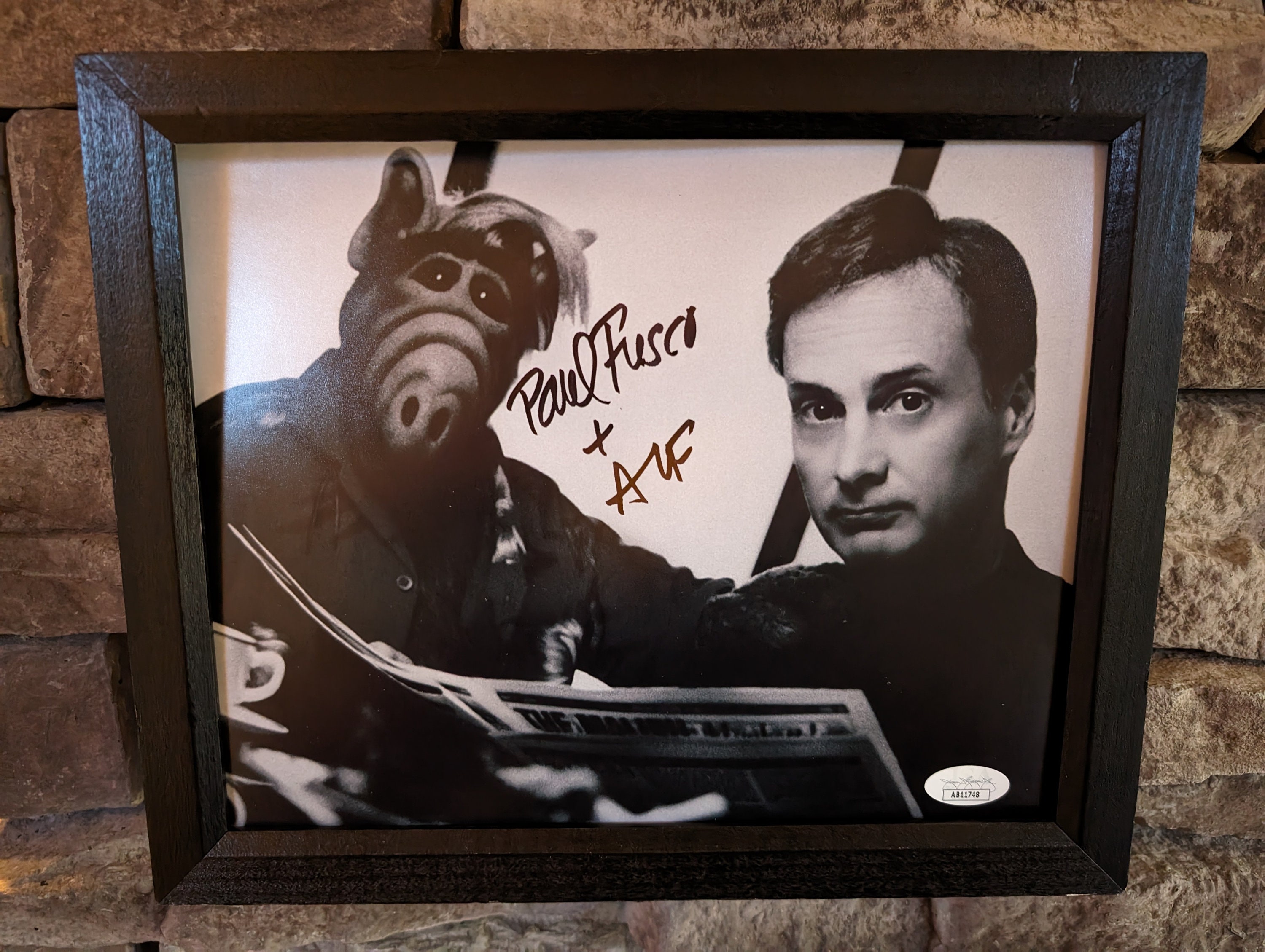 【BECKETT認証】ALF声優 Paul Fusco サイン アルフ本人直筆④ Autographed Paul Fusco Puppeteer and Voice of ALF, 8x10 Inch