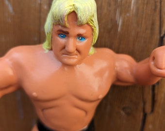 Vintage 1980s WWF WWE LJN Titan Sports Greg The Hammer Valentine wrestling figure ln excellent condition