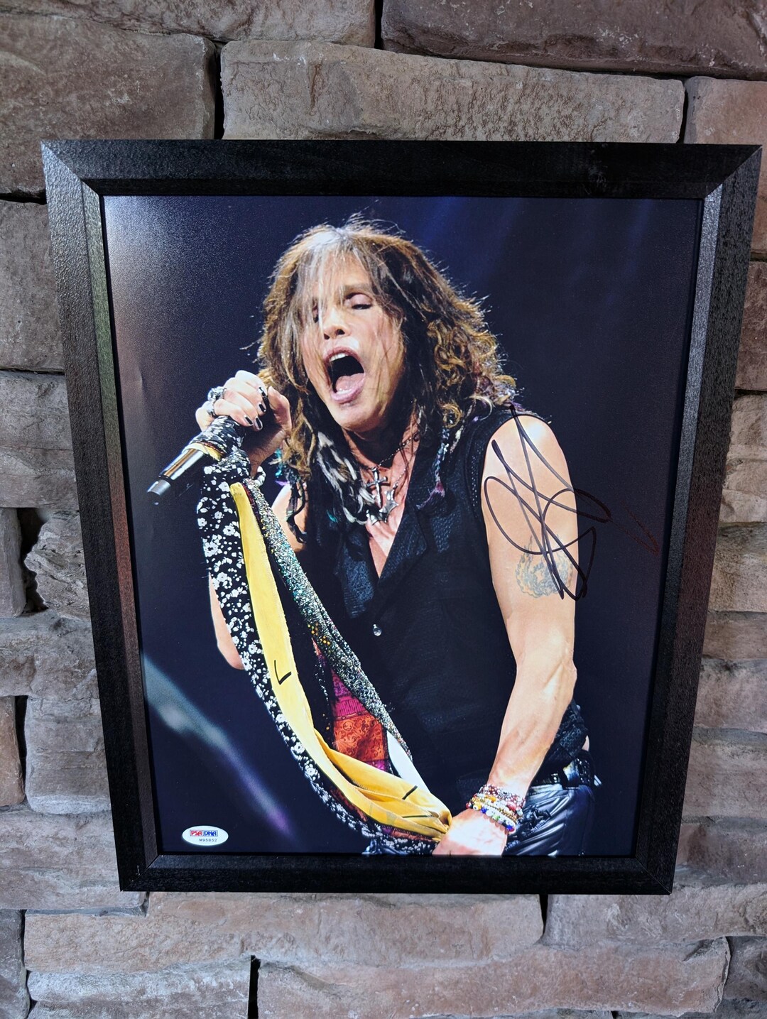 スティーブン・タイラーのサイン入りエアロスミス11 x 14インチ